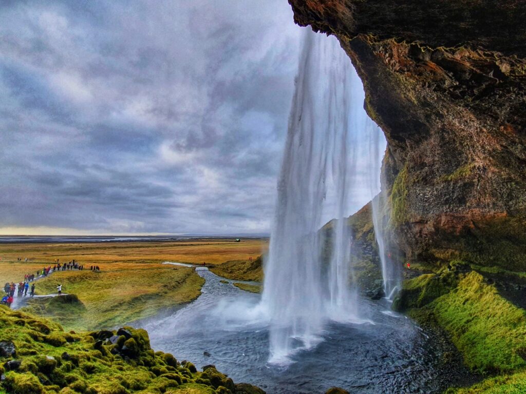 Photo of waterfall in Iceland